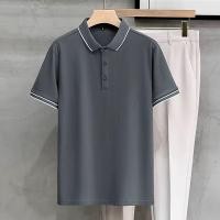ราคา เสื้อโปโลชาย คอปก เกาหลีแฟชั่น แขนสั้น คอปก ชุดผู้ชาย เสื้อpolo (1731135958951168751)