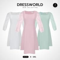 ราคา DW1265 เดรสเปิดไหล่แขนแต่งผ้าแก้วทรงตุ๊กตา Clothing Women เสื้อผ้า ผู้หญิง Lady Dress เดรสสั้น เดรสทำงาน เดรสแฟชั่น เดรสคุณครู (1731455271362528817)