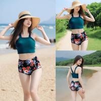 ราคา ชุดว่ายน้ำวันพีชแขนกุดลุคสปอร์ต เกาหลีดีไซน์ใหม่ที่สามารถใส่เป็นบอดี้สูทได้ สวมใส่สบายและเพิ่มความเซ็กซี่ Women ผู้หญิง Clothing Lady Sport ออกกำลังกาย (1730799269710039652)