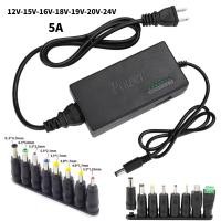 ราคา 12V ~ 24V 5A 96W Power Supply Adjustable DC หม้อแปลง​ adapter 8หัว Variable Universal AC/DC Adapter (1731418132313572630)