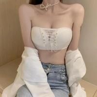 ราคา บราเกาะอก ดันทรงเชือกรูด ฟองน้ำหนา ดันทรงนมชิดลายลูกไม้+สายใส (1731946422612560419)
