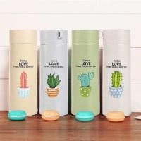 ราคา กระบอกน้ำลายกระบองเพชร มีฝาปิด ขวดแก้ว ขวดน้ำแบบพกพา ในเป็นแก้ว ขนาด 450ML B684 (ด้านในเป็นแก้ว ไม่เก็บอุณหภูมิ) (1730305485172411270)