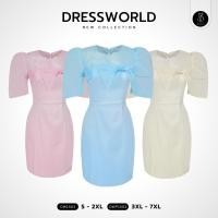 ราคา DW1503 เดรสกระโปรงทรงเอเสื้อผ้าแก้วแต่งโบว์ Clothing Women เสื้อผ้า ผู้หญิง Lady Dress เดรสสั้น ทำงาน แฟชั่น (1731366942587651633)