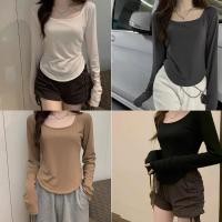 ราคา เสื้อยืดมีสีไห้เลือก เสื้อเเขนยาวพร้อมส่งราคาถูก เสื้อยืดเเขนยาวเเฟชั่น เสื้อเเขนยาวขายส่ง เสื้อผ้าเเฟชั่นสุดฮิต Clothing Lady Women ผู้หญิง Tshirt (1729594679642720433)