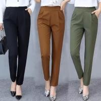 ราคา สินค้าใหม่ล่าสุด กางเกงขายาวเอวสูงสำหรับผู้หญิง กางเกงใส่ทำงาน Lady เสื้อผ้า Clothing Women Pants (1730504257196035045)