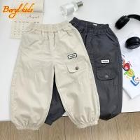 ราคา Beryl kids กางเกงคาร์โก้เด็กชาย กางเกงขายาวเด็กฤดูร้อน เอวยางยืด กางกางรัดข้อเท้า เวอร์ชั่นเกาหลี หล่อมากๆ (1731698612343704532)