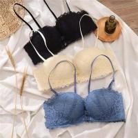 ราคา บรากระดุมหน้าสุดเซ็กซี่ ดันเสื้อชั้นใน บราถอดสายได้เสื้อผ้าลูกไม้ฟองน้ำชุดชั้นในผู้หญิง บราเกาะอกดันทรง สายสะพายไหล่ถอดได้ (1731332967698893580)