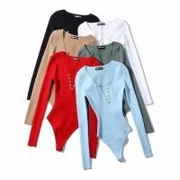 ราคา เสื้อแขนยาว งน่อง เสื้อรัดรูป บอดี้สูท สีแดง/สีดำ/สีขาว BA066 - Clothing, Women (1731709597032942496)