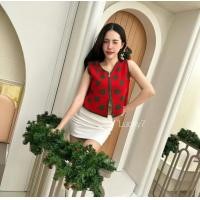 ราคา เสื้อกั๊กไหมพรม ซิปด้านหน้ารูดได้ แขนกุด ลายดอกไม้ Y173 Women ผู้หญิง Clothing Girl (1731340454940019462)