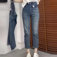 ราคา กางเกงขายาวใส่ทำงาน กางเกงสไตล์เกาหลี แบบใหม่ล่าสุดดีไซน์สวย Clothing Jean Women เสื้อผ้า Lady ยีนส์ ผู้หญิง (1730514157747145463)