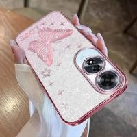 ราคา สำหรับ OPPO A60/A60 NFC/CPH2631 เคสนิ่ม ชุบด้วยไฟฟ้า พร้อม คริสตัล และ กระดาษแฟลช (1730882518236236552)