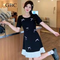 ราคา GBC ชุดเดรสแฟชั่นผู้หญิง คอลเลคชั่นใหม่ เดรสยาวพลัสไซส์เก็บพุงพรางผอม เดรสสาวสาวอวบ ชุดเดรสน่ารักๆ ชุดเดรสสวยหรูดูแพง Clothing Dress (1730643032204151580)