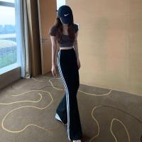 ราคา พร้อมส่ง เสื้อผ้าผู้หญิง กางเกงแฟชั่น สำหรับสาวๆ กางเกงขายาว กางเกงเนื้อผ้าฝ้ายสไตล์เกาหลี Lady Clothing Women Pants ผ้าสำลี (1729666519893510225)