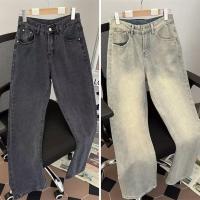 ราคา MNO.9 Jeans 071 กางเกงยีนส์ขายาว ทรงกระบอก กางเกงยีนส์ชาย ขายาว วินเทจ ชาย Clothing Man ผู้ชาย เทาและวินเทจ (1731623984388999249)