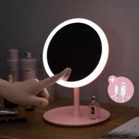ราคา กระจกแต่งหน้าLED กระจกมีไฟLED กระจกแต่งหน้าถาดเก็บของ กระจกแต่งหน้าLED กระจกมีไฟส่องหน้า มีไฟ แบบพกพา (1729546928245410248)