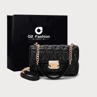 ราคา กระเป๋าสะพายข้าง กระเป๋าสะพายหลาย พรีเมี่ยม กระเป๋าผู้หญิง กระเป๋าแฟชั่นสายสะพายโซ่สีทอง Luxury Bags-9390 (1729572875728488469)