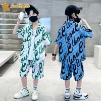 ราคา SweetKids พร้อมส่งจากกทม ชุดเสื้อเชิ้ตเด็ก ชายหาดฤดูร้อน เสื้อเชิ้ตแขนสั้นพิมพ์ลาย กีฬาอินเทรนด์ (1732016616112753409)