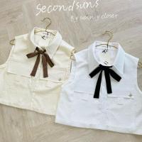 ราคา เสื้อคอปก มีโบว์ เกาหลี Secondsuns (1730383392749816790)