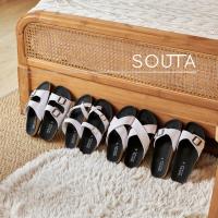 ราคา Souta รวมรุ่นพื้นดำสายขาว รองเท้าแตะ รองเท้าวินเทจ รองเท้าแฟชั่น >> minimal >> *ลด1ไซส์* (1729588247485385502)