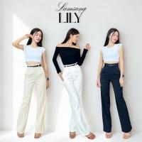 ราคา LAMSANG P12 Lily Pants ทรงกระบอก กางเกงทำงานผ้าลิลลี่พรีเมียม ยับยาก ใส่สบาย ชุดทำงาน แฟชั่นผู้หญิง (1729793588982942539)