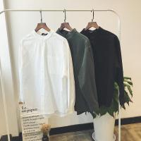 ราคา WRB008 เสื้อเชิ้ตคอจีน แขนยาว สีพื้น ผ้าลินินผสมฝ้าย พร้อมส่ง (1729432716700256323)