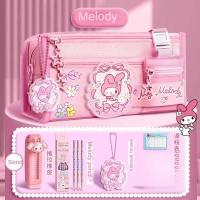 ราคา กล่องดินสอ ดีไซน์ Sanrio Kuromi & My Melody กระเป๋าใส่ปากความจุขนาดใหญ่ เหมาะสำหรับเด็กผู้หญิง เหมาะสำหรับโรงเรียนและของขวัญอินเทรนด์ (1731580251285915111)