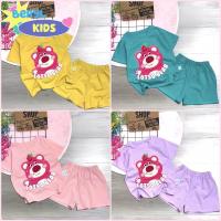 ราคา Beryl kids ชุดเด็กผู้หญิง ชุดเด็กเสื้อเด็กหญิง สีชมพูหมีเสื้อเด็กหญิง กางเกงขาสั้นชุดแฟชั่นเด็กผู้หญิง สบายชุดเซ็ทเด็ก ผญ 1-7ปี (1729770203350797268)