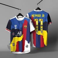 ราคา Neymar เสื้อฟุตบอล เสื้อยืด แฟชั่น สไตล์เรโทร เสื้อยืดกีฬา ใหม่สำหรับปี 2025 (1731515129756485627)