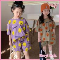 ราคา Beryl kids ชุดเซ็ทเด็ก ผญ เสื้อผ้าเด็กผญ สไตล์เกาหลีหน้ายิ้มแขนสั้นลำลองชุดสูท ชุดเด็กผู้ชายและเด็กผู้หญิง ชุดแฟชั่นเด็กผู้หญิง (1729662379801349076)