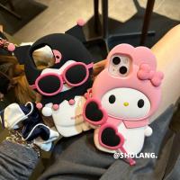 ราคา แว่นกันแดดลายการ์ตูน ดีไซน์ Melody Clow M เข้ากันได้กับ iPhone 14, 13, 12 และ 11 เหมาะสำหรับ Apple 14, Apple 14 Pro, และ Apple 13, ทำจากวัสดุซิลิโคนนิ่ม, เหมาะสำหรับผู้หญิง (1730582111048338403)