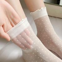 ราคา SEWING ถุงเท้าแฟชั่นถุงเท้าแฟชั่นสไตล์ญี่ปุ่น ถุงเท้าลายลูกไม้ ระบายอากาสดี น่ารัก (1730991625497971446)