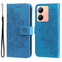 ราคา เคสฝาพับสำหรับ Vivo Y36 4G/Y36 5G/Y27 5G/Y16 4G/Y02S/Y35 4G/Y22/Y77 5G/Y02 4G/Y02A/Y20/Y20S/Y02S เคสโทรศัพท์เจ็ดกลีบ ลายนูนแม่เหล็ก กระเป๋าสตางค์หนัง เคสโทรศัพท์ (1729728294615877773)