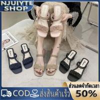 ราคา （COD）รองเท้าแตะแฟชั่นผู้หญิงรองเท้า แตะอเนกประสงค์พื้นนิ้มกันลื่นขนาดมาตรฐาน:36-41 รองเท้าแตะส้นแบนวัสดุยาง เฌอเอม รองเท้า เฌอเอม รองเท้า (1732303565880527287)