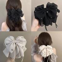 ราคา กิ๊บติดผมสายรัดโบว์ฝรั่งเศสอ่อนโยน ดีไซน์เรียบหรู กิ๊บหนีบหลัง กิ๊บหนีบผมฉลามผูกครึ่งตัว กิ๊บติดผม มาใหม่ (1730507479541189241)