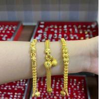 ราคา ทองแม่มะตูม สร้อยข้อมือ มือรวมขนาด 2บาท งานไมครอนเกรดพรีเมี่ยม (1729567786003106815)