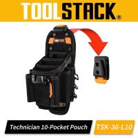 ราคา Toolstack กระเป๋าเครื่องมือแบบแขวนอย่างรวดเร็วเครื่องมือกระเป๋าคาดเอวช่างไฟฟ้ากระเป๋าช่างขนาดใหญ่ TSK-36-L10 (1731259897986581711)