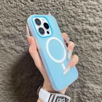 ราคา เคสแม่เหล็ก ดีไซน์สองในหนึ่งเดียว วัสดุเยลลี่ เหมาะสำหรับ iPhone 16 Pro Max และ iPhone 15 กันกระแทก มีสีด้าน เข้ากันได้กับ iPhone 14 และ 13 (1731666255351351167)
