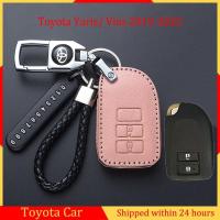 ราคา ฝาครอบกุญแจรีโมท, ซองหนัง, สำหรับ All-ใหม่ Toyota Yaris Vios 2019-2022, พร้อมพวงกุญแจ, อุปกรณ์เสริม (1729716271592999786)