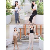 ราคา B11-กางเกงผ้าไอวี่-ทรงบอย-เอวสูง-ตะขอ-ซิปหน้า-สินค้างานป้าย-ไซส์S-2XL-4สี Clothing ผู้หญิง เสื้อผ้า Pants Women Lady กางเกงผ้าไอวี่กระบอกเล็ก (1729964709737498912)