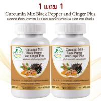 ราคา 1แถม1 ขมิ้นชันผสมพริกไทย และ ขิง พลัส ตรา บ้านยิ้ม Curcumin Mix Black Pepper & Ginger Plus 600 มก. 100 เม็ด (1731741557490026551)