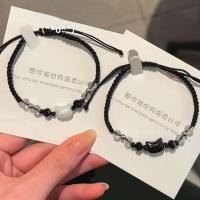 ราคา สร้อยข้อมือคู่ เชลล์แมวขาวและแมวดำ เชือกถัก อเนกประสงค์ ดีไซน์เรียบง่าย, กําไลข้อมือลูกปัด, สร้อยข้อมือคู่, สร้อยข้อมือคู่กับแฟน (1731857260432426401)