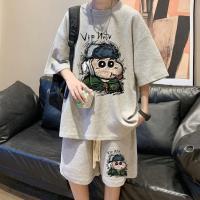 ราคา ชุดลำลอง กางเกงขาสั้น แขนสั้น วาฟเฟิล มาใหม่ ชุดสูทสองชิ้นชายหนุ่ม ชุดสูทแฟชั่น เหมาะสำหรับฤดูร้อน แบรนด์ 12 (1732061368683562276)