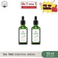 ราคา 【ซื้อ 1 แถม 1】2 ขวด Naturista ช่วย บำรุงผิวหน้า 50ml เซรั่มจากสารสกัดทีทรีเข้มข้ม Tea Tree Essential Serum สกินแคร์ Skincare รูขุมขน ใบหน้า Organic ออร์แกนิค (1731431304475675506)