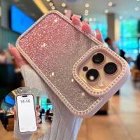 ราคา เคสโทรศัพท์เพชร สองด้าน สำหรับ iPhone 13, 14 Plus, 15, 16, Pro Max, เคสพราวสีไล่โทนสี, เคสแข็ง, เข้ากันได้กับ iPhone 12, 11 (1731914123237950755)
