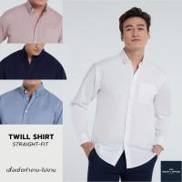 ราคา เสื้อเชิ้ต แขนยาว ผู้ชาย ผ้า COTTON TWILL - RALPH T OFFICIAL เสื้อแขนยาว ชาย สีชมพู เชิ๊ต สีขาว ทำงาน Man Clothing (1729568402868177329)