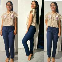 ราคา ยีนส์เอวยืดทรงขากระบอกเล็กคละสียีนส์เข้ม อ่อน ดำ 3ตัว200 เอวสูง กางเกง Jeans Clothing ยีนส์ ผู้หญิง ก า (1730019927504095464)