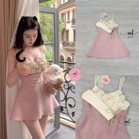 ราคา ชุดเดรสสุดน่ารักที่ต้องมีติดตู้! น้อง Mila เดรสสายเดี่ยวสีชมพูละมุนหัวใจ มาพร้อมดีเทลสุดเก๋ไก๋ที่ไม่เหมือนใคร ดีเทลสุดปัง * ช่วงอกแต่งดอกกุหลาบ 3D: เพิ่มความหวานละมุนแบบไม่ซ้ำใคร (1732199053530072505)