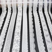 ราคา ริบบิ้นลูกไม้ยืดหยุ่น 5 ม./ม้วน สำหรับตกแต่งเสื้อผ้า สีขาว อุปกรณ์เย็บผ้า (1731638007809279686)