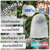 ราคา 【ถุง ห่อ ผลไม้ แบบ หูรูด】ถุงห่อผลไม้ 100ชิ้น ขนาด 20x30 ซม สามารถนำกลับมาใช้ได้อีก ถุงห่อผลไม้กันแมลง ถุงตาข่ายไนล่อน (1732012275633783862)