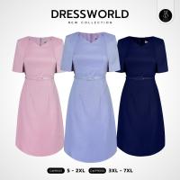 ราคา DW9555 เดรสคอวีเสื้อแขนยาวครึ่งศอก Clothing Women เสื้อผ้า ผู้หญิง Lady Dress เดรสสั้น เดรสทำงาน เดรสแฟชั่น เดรสคุณครู (1731455276250269233)
